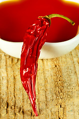 Image showing Chili oil