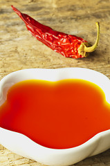 Image showing Chili oil