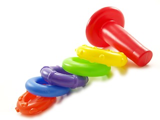 Image showing Color toys