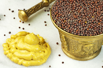 Image showing Mustard seed and mustard