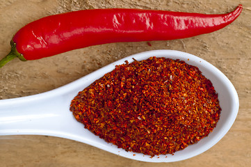 Image showing Chili Cayenne with chili powder