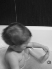 Image showing Child bathing