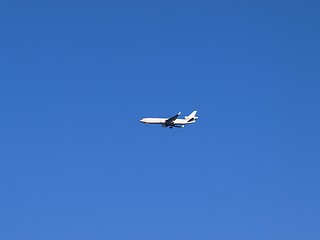 Image showing White airplane