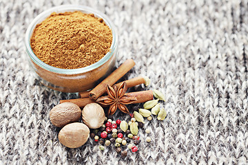 Image showing gingerbread spices