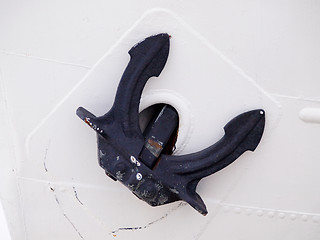 Image showing Black anchor