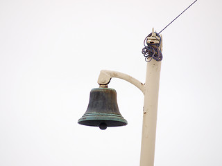 Image showing Copper bell in the sky