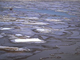 Image showing Shattered ice