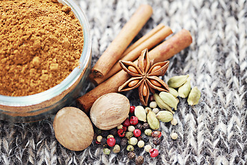 Image showing gingerbread spices