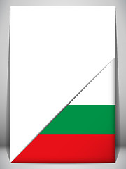 Image showing Bulgaria Country Flag Turning Page