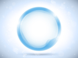 Image showing Modern Blue Circle Glowing Effects