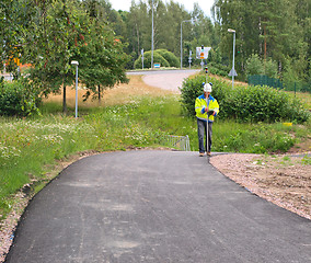 Image showing Road construction