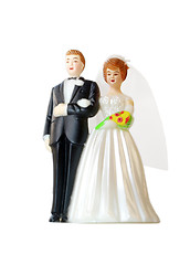 Image showing Wedding couple