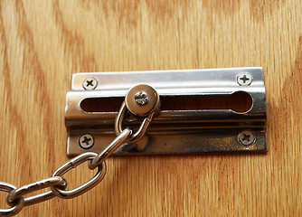 Image showing Door chain, security