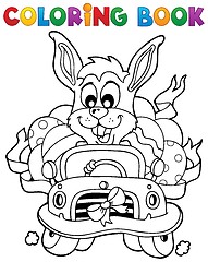 Image showing Coloring book with Easter theme 7