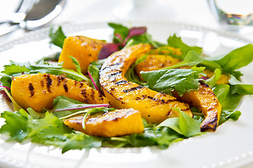 Image showing Grilled Pumpkin salad