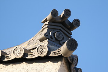 Image showing Japanese Rooftop