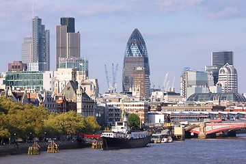 Image showing London skyline