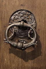 Image showing knocker in a door in innsbruck