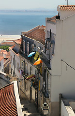 Image showing Lisbon typical street