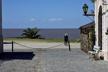 Image showing view from the city of colonia del sacramento