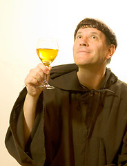 Image showing The Monk Praises the Wine