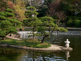 Image showing japanese pond