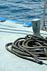 Image showing Mooring Rope