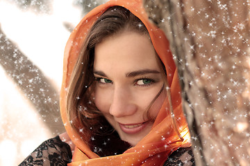 Image showing Beautiful young smiling woman