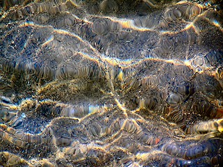 Image showing water light ripples