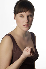 Image showing woman gets angry