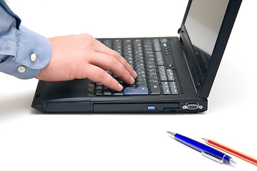 Image showing Typing