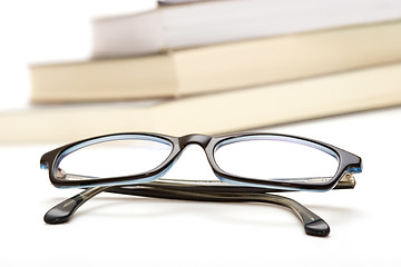 Image showing Books and glasses