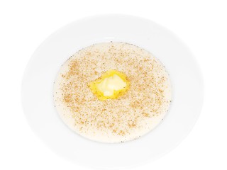 Image showing Porridge, butter eye