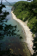 Image showing coast Caucasus Mountains