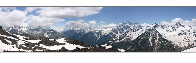 Image showing ridge Caucasus Mountains, Ãîðû Êàâêàçà