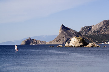 Image showing sail at sea