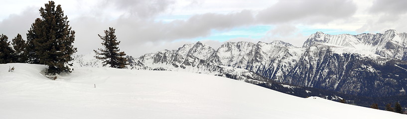 Image showing austrian alps in winter