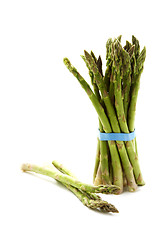 Image showing Green asparagus