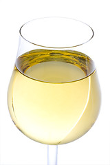 Image showing White wine glass