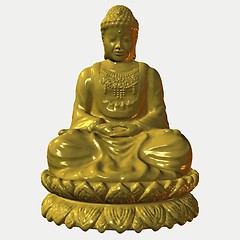 Image showing Buddha-Gold