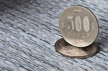 Image showing Japanese currency coins