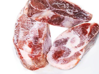 Image showing Frozen raw meat