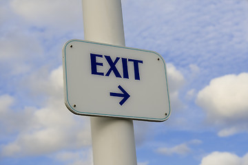 Image showing Exit sign

