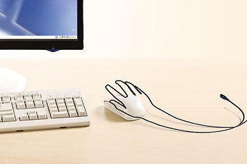 Image showing creative hand