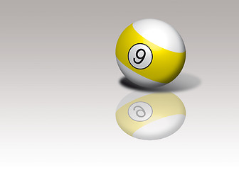 Image showing Nine Ball