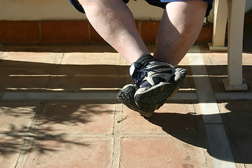 Image showing mens legs