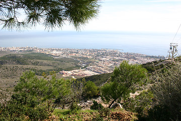 Image showing view of the city from the mountains