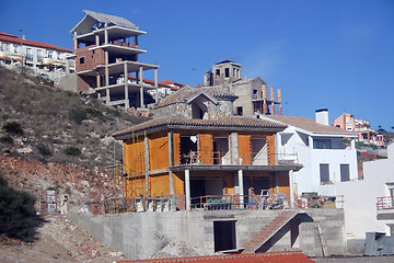 Image showing houses under construction