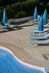 Image showing swimming pool area