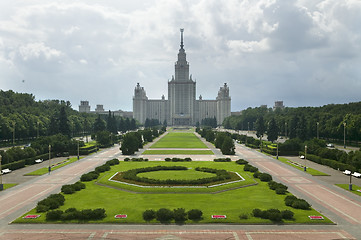 Image showing Moscow state university.